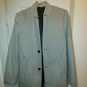 Beige trench coat